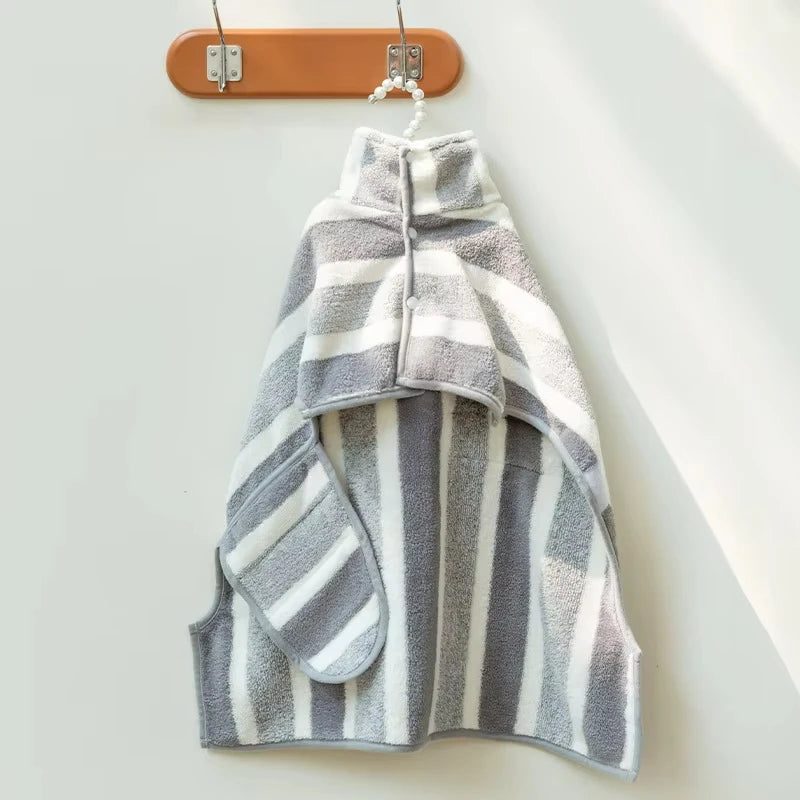 Peignoir absorbant pour chien- Séchage rapide