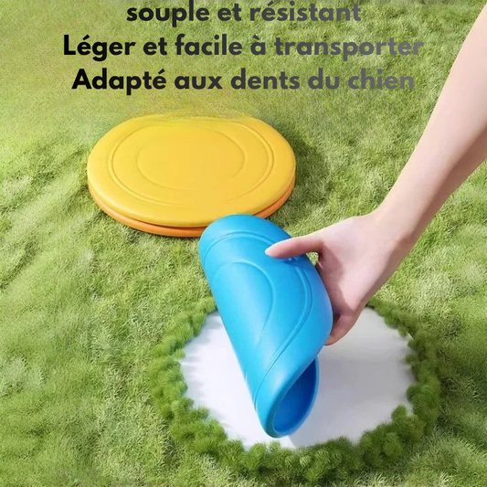 Frisbee Chien Souple – Jeu d’Extérieur Résistant & Anti-Ennui
