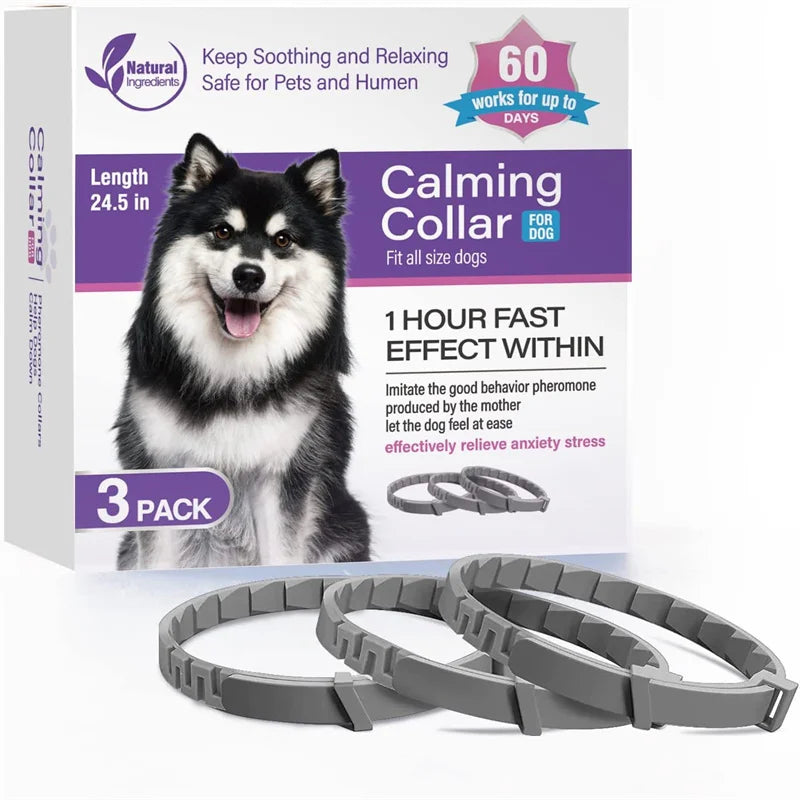 Collier apaisant Zen -  Aide à réduire  stress et agitation du chien