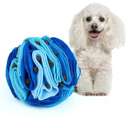 Balle de reniflage pour chien-occupation & stimulation mentale