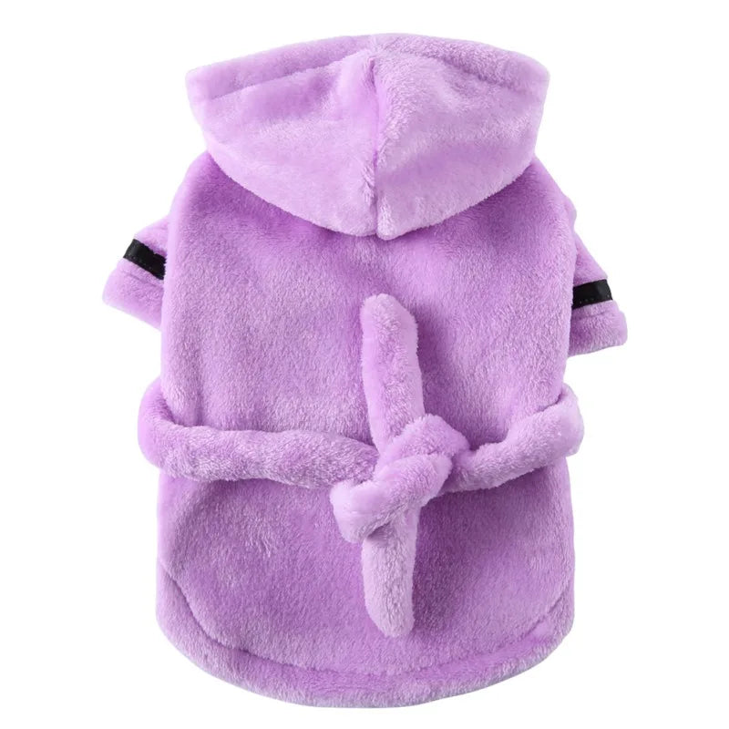 Sortez du bain sans stress! Peignoir absorbant spécial petite taille chien ou chiot